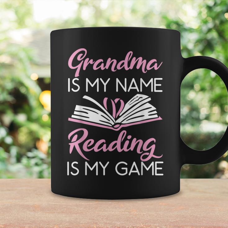 Grandma Is My Name Reading Is My Game Book Lover Graphic Print Coffee Mug Gifts ideas