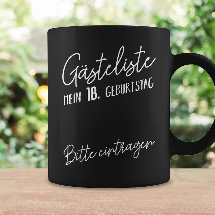 Guest Book My 18 Birthday Party Celebration Adult Graphic Print Coffee Mug Gifts ideas