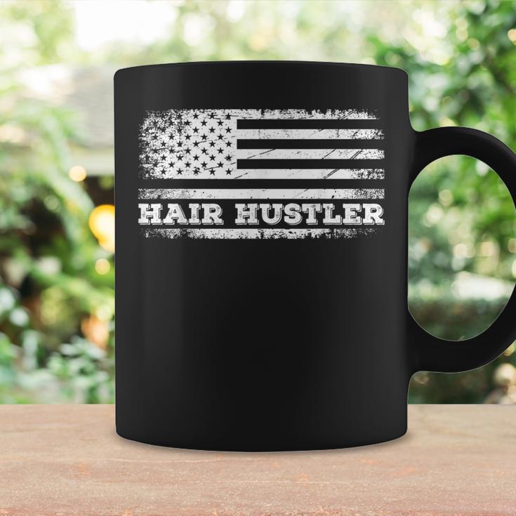 Hair Hustler アメリカ国旗 ヘアスタイリスト バーバー Usa メンズ レディース コーヒーマグ ギフトのアイデア