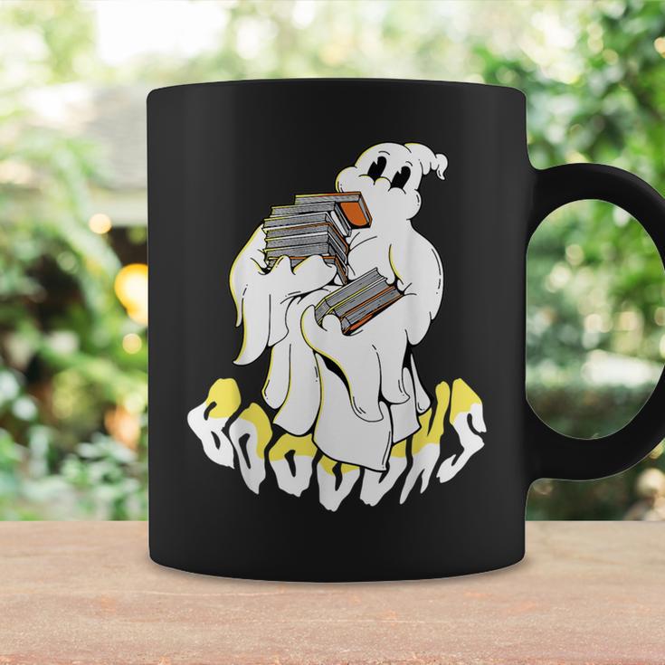Halloween Books Cute Ghost Reading Booooks Teacher Graphic Print Coffee Mug Gifts ideas