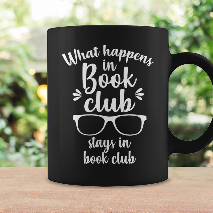 What Happens In Book Club Stays In Book Club Book Lover Graphic Print Coffee Mug Gifts ideas