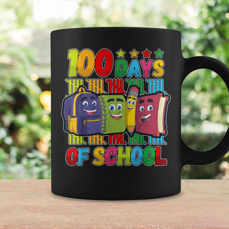 Happy 100 Day Of School Teacher Book 100 Days Of School Graphic Print Coffee Mug Gifts ideas