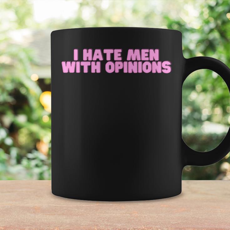 I Hate With Opinions Y2k ファニーフェミニスト ホットガールスレイ コーヒーマグ ギフトのアイデア