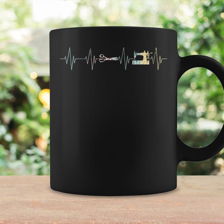 Heartbeat ミシンキルティングミシン。 コーヒーマグ ギフトのアイデア
