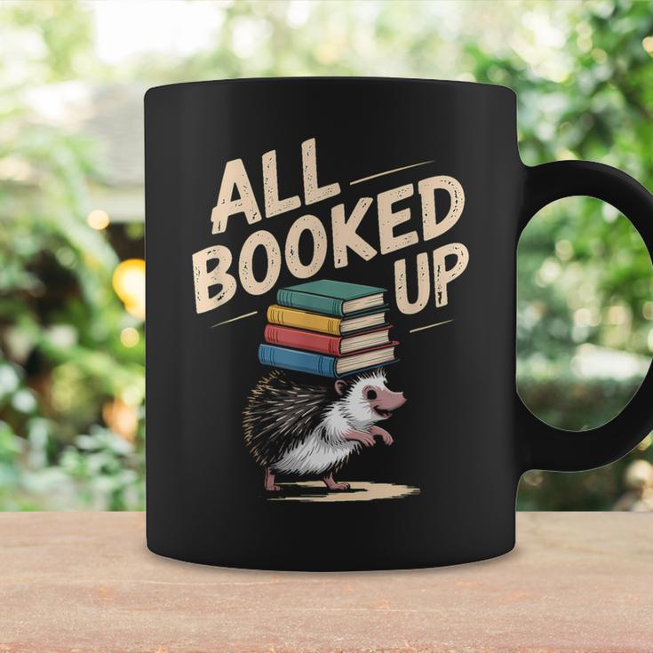 Hedgehog Book Lovers All Booked UP Retro Graphic Print Coffee Mug Gifts ideas Hedgehog Book Lovers All Booked UP Retro Graphic Print Coffee Mug Gifts ideas
