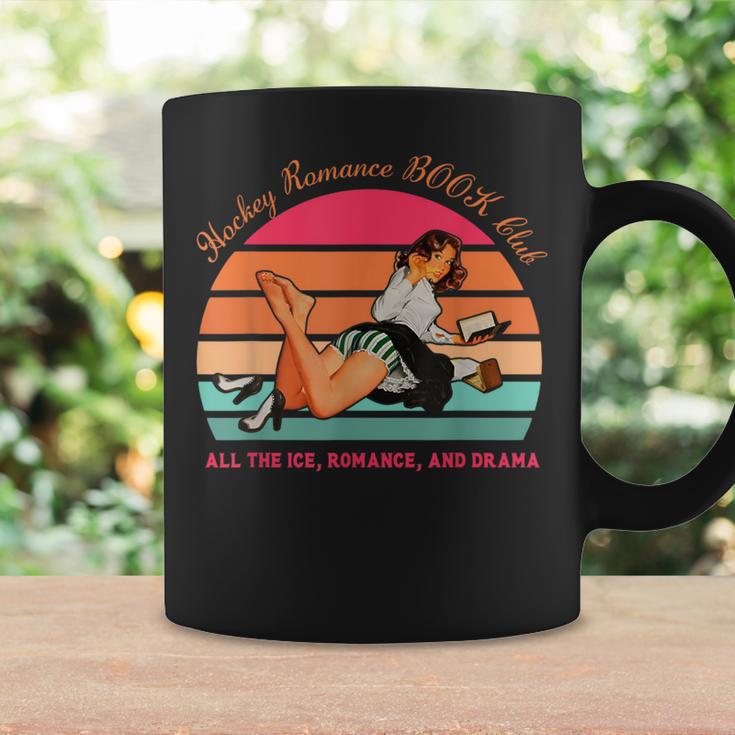 Hockey Romance Book Club All The Ice Romance Drama Vintage Graphic Print Coffee Mug Gifts ideas Hockey Romance Book Club All The Ice Romance Drama Vintage Graphic Print Coffee Mug Gifts ideas