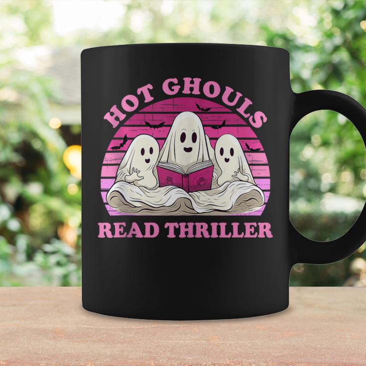 Hot Ghouls Read Thriller Spooky Book Club Reading Lovers Graphic Print Coffee Mug Gifts ideas
