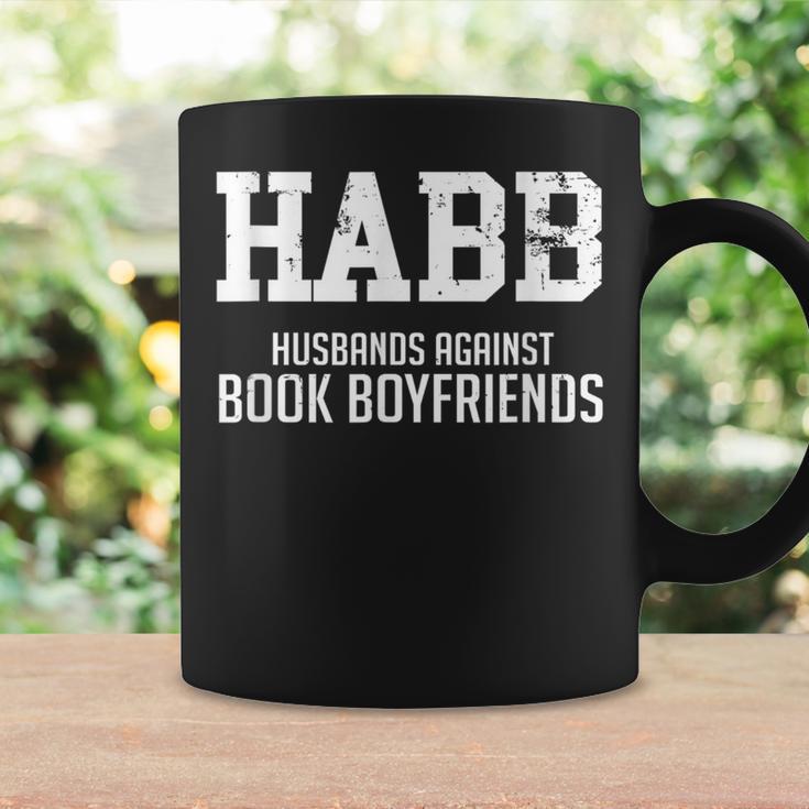 Husbands Against Book Boyfriends HABB Humor T-Shirt Graphic Print Coffee Mug Gifts ideas
