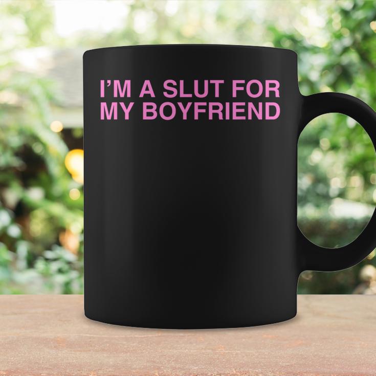 I'm Alut For My Boyfriend Y2k カップル 風刺殺 コーヒーマグ ギフトのアイデア