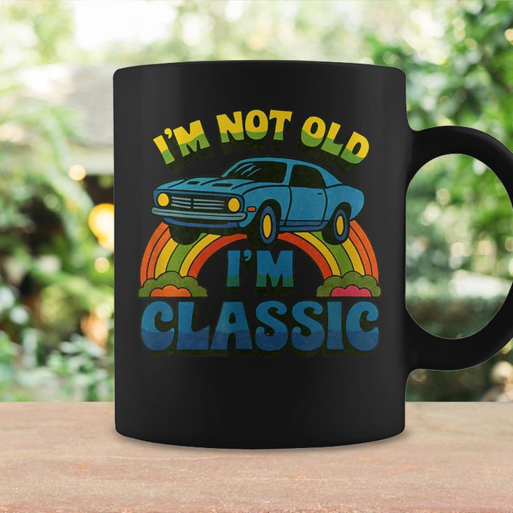 I'm Not Old I'm Classic ビンテージカー 誕生日デザイン コーヒーマグ ギフトのアイデア
