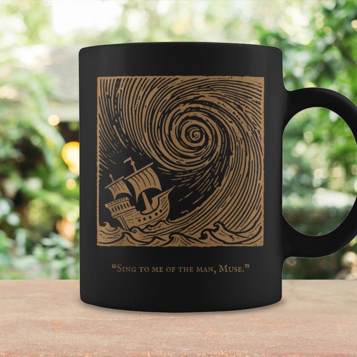 Iliad Odyssey Homer Ancient Greek History Book Odyssey Graphic Print Coffee Mug Gifts ideas