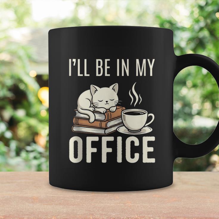 I’Ll Be In My Office Cat Coffee Book Reading Lover Graphic Print Coffee Mug Gifts ideas
