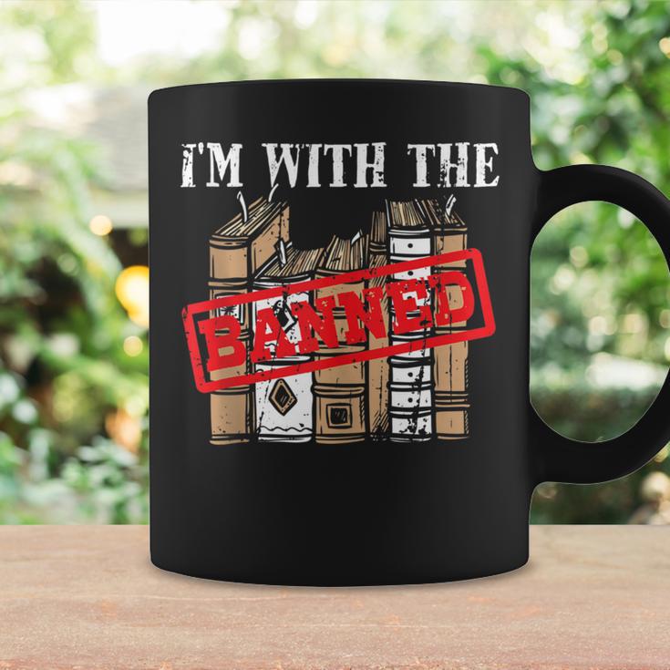 I'm With The Banned Books For a Literature Teacher Graphic Print Coffee Mug Gifts ideas
