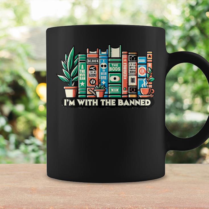 I'm With The Banned Books I Read Banned Books Lovers Graphic Print Coffee Mug Gifts ideas