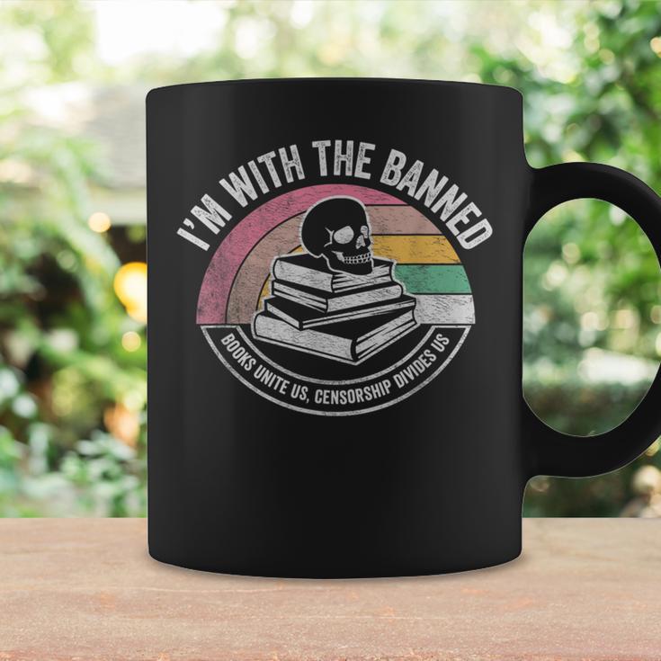 I'm With The Banned Books Unite Us Censorship Divides Us Graphic Print Coffee Mug Gifts ideas I'm With The Banned Books Unite Us Censorship Divides Us Graphic Print Coffee Mug Gifts ideas
