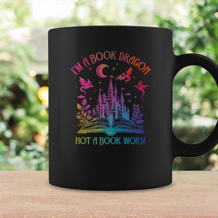 I'm A Book Dragon Not A Bookworm Graphic Print Coffee Mug Gifts ideas