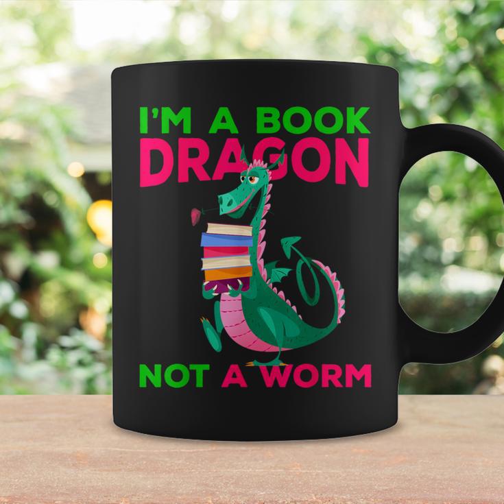 I'm A Book Dragon Not A Worm Books Reading Quotes Fun Graphic Print Coffee Mug Gifts ideas I'm A Book Dragon Not A Worm Books Reading Quotes Fun Graphic Print Coffee Mug Gifts ideas
