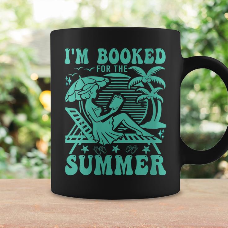 I'm Booked For The Summer Vacation Beach Book Lover Graphic Print Coffee Mug Gifts ideas