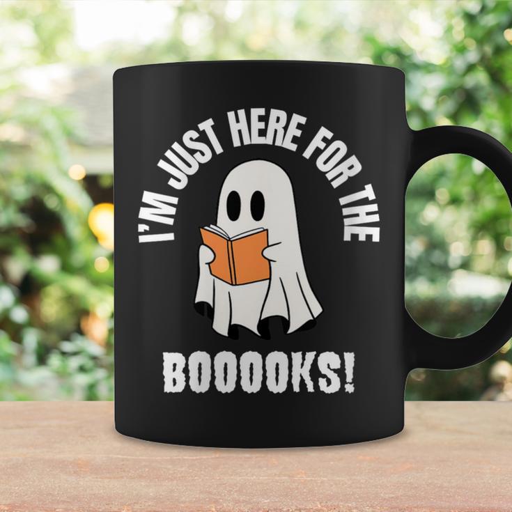 I'm Just Here For The Books Read More Boooks Halloween Graphic Print Coffee Mug Gifts ideas
