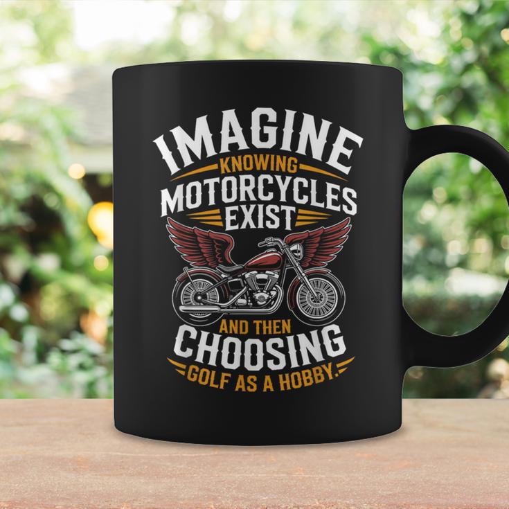 Imagine Motorcycles Exist Chopper Club バイカー バイク コーヒーマグ ギフトのアイデア
