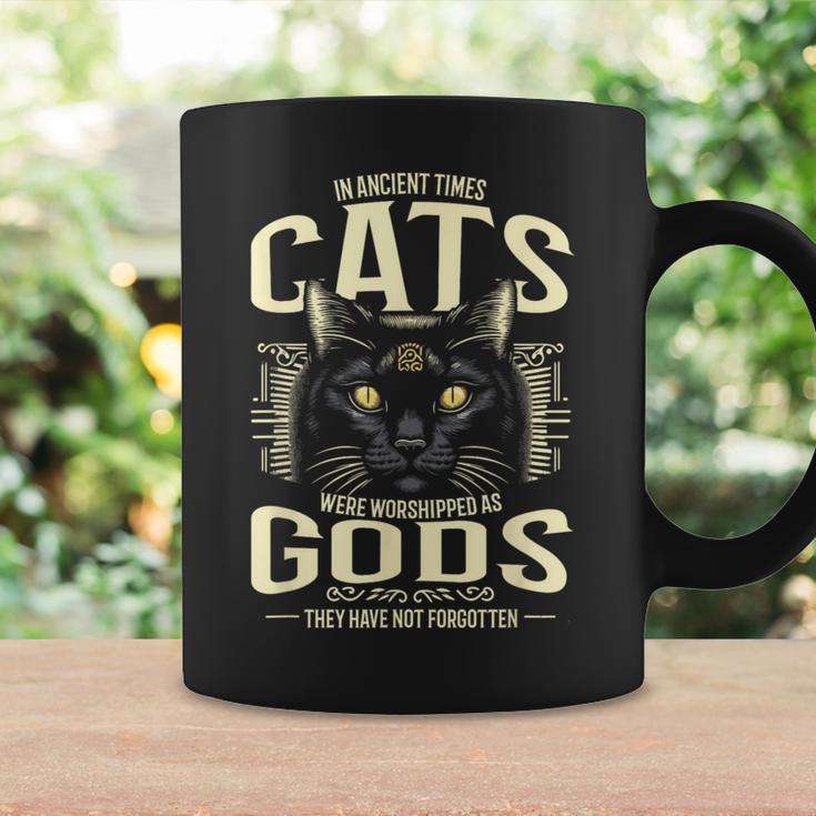 In Ancient Times Cats Were Worship As Gods Pet Lover コーヒーマグ ギフトのアイデア