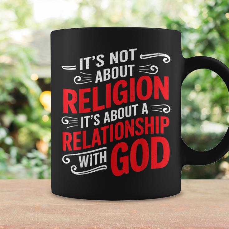It's A Relationship With God Not Religion コーヒーマグ ギフトのアイデア