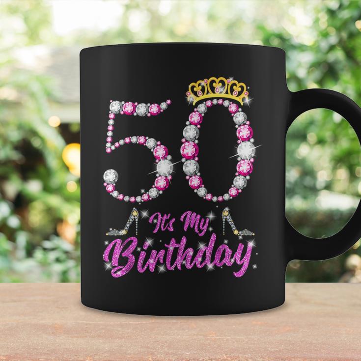 It's My 50Th Birthday Queen Tiarahoes 50歳 Old Bday ギフト コーヒーマグ ギフトのアイデア