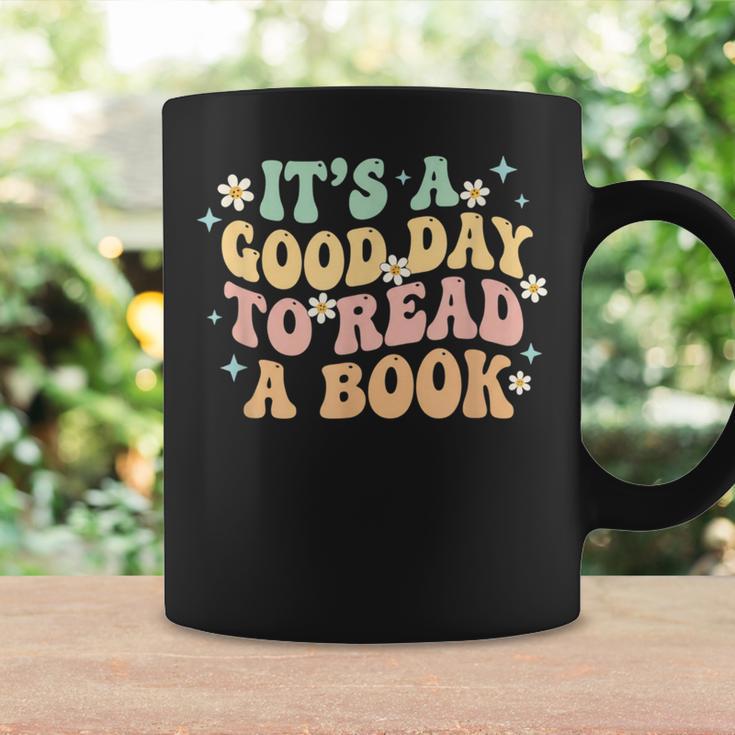 It's A Good Day To Read A Book Kids Reading Teacher Bookworm Graphic Print Coffee Mug Gifts ideas