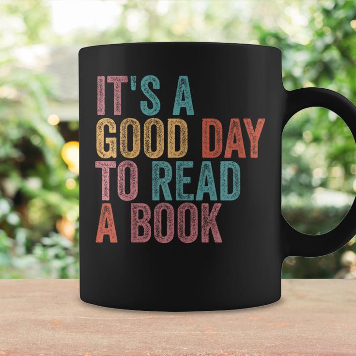 It's A Good Day To Read A Book Retro Vintage Graphic Print Coffee Mug Gifts ideas It's A Good Day To Read A Book Retro Vintage Graphic Print Coffee Mug Gifts ideas