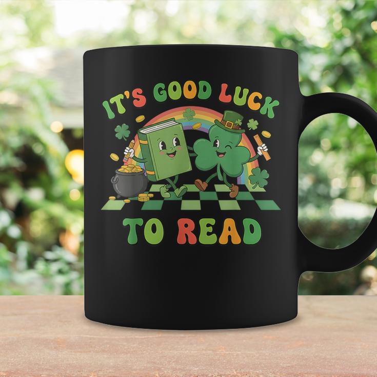 It's Good Luck To Read St Patrick's Day Book Lucky Graphic Print Coffee Mug Gifts ideas