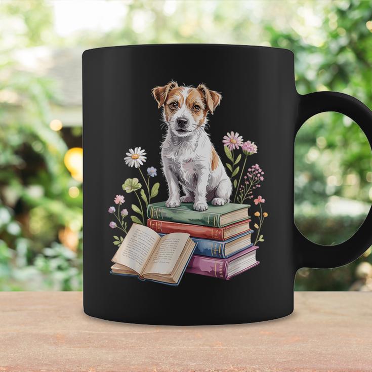Jack Russell Terrier Bookworm Flowers Book Reading Books Graphic Print Coffee Mug Gifts ideas Jack Russell Terrier Bookworm Flowers Book Reading Books Graphic Print Coffee Mug Gifts ideas