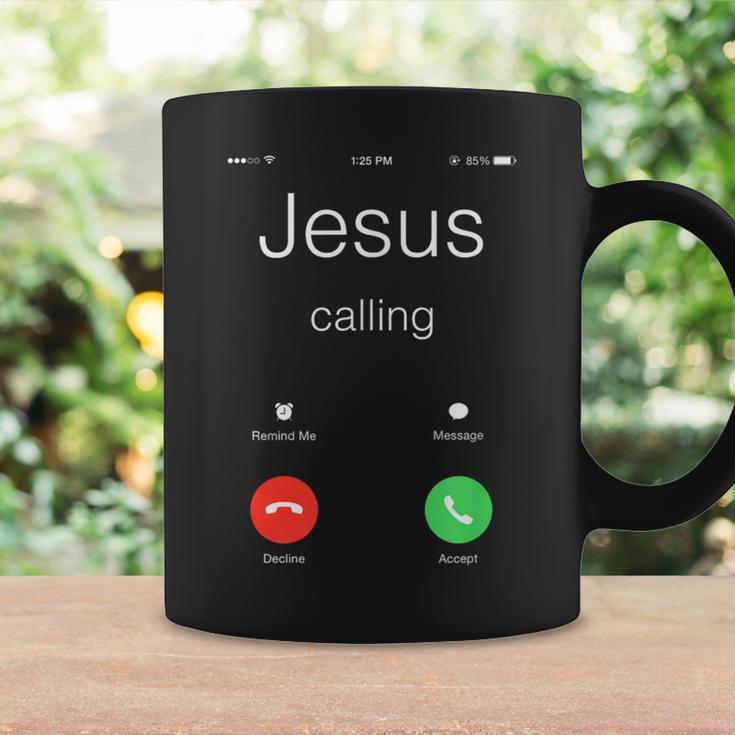 Jesus Calling Jesus Phone クリスチャンtシャツ コーヒーマグ ギフトのアイデア