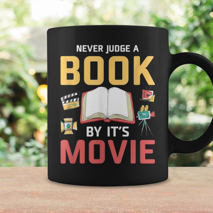 Never Judge A Book By It's Movie Reading Graphic Print Coffee Mug Gifts ideas