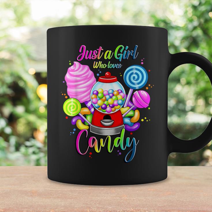 Just A Girl Who Loves Candy、レインボースイーツテスターギフト コーヒーマグ ギフトのアイデア