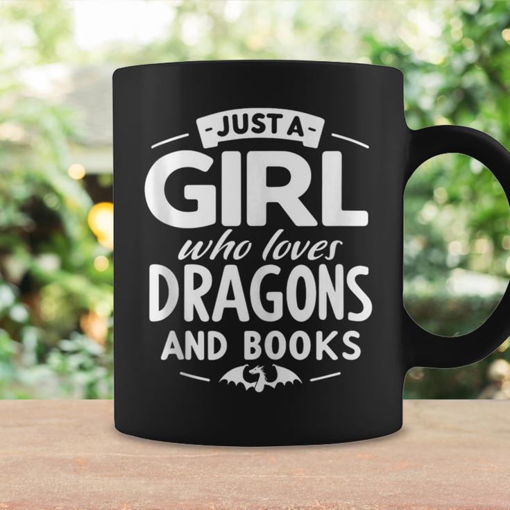 Just a Girl Who Loves Dragons & Books Book Lover Women Nerd Graphic Print Coffee Mug Gifts ideas Just a Girl Who Loves Dragons & Books Book Lover Women Nerd Graphic Print Coffee Mug Gifts ideas