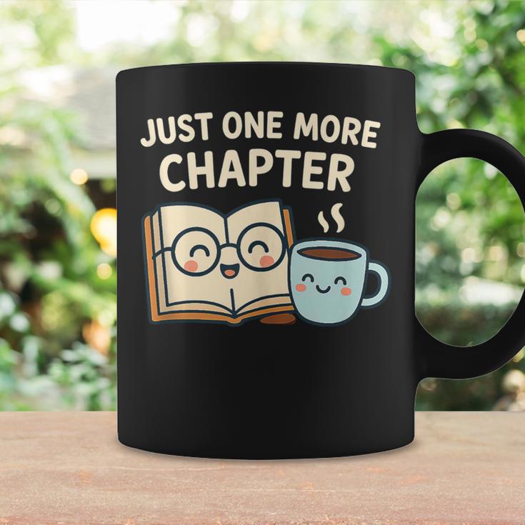 Just One More Chapter Book Lover Reading Coffee Kawaii Graphic Print Coffee Mug Gifts ideas
