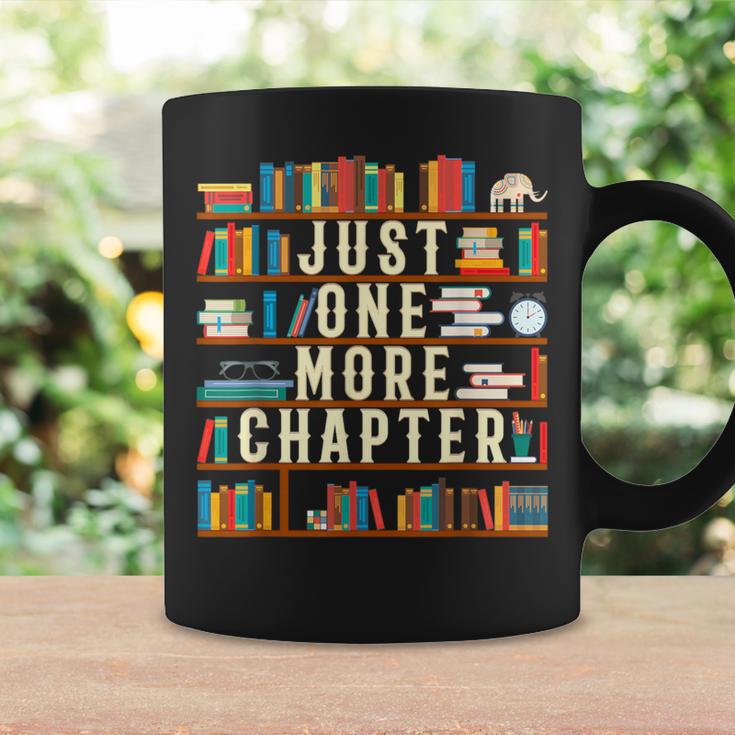 Just One More Chapter Book Reading Lover Bookworm T-Shirt Graphic Print Coffee Mug Gifts ideas