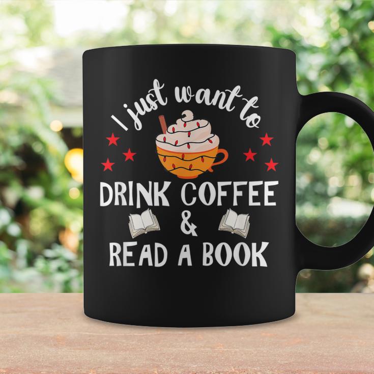I Just Want To Drink Coffee And Read A Book Coffee And Book Graphic Print Coffee Mug Gifts ideas