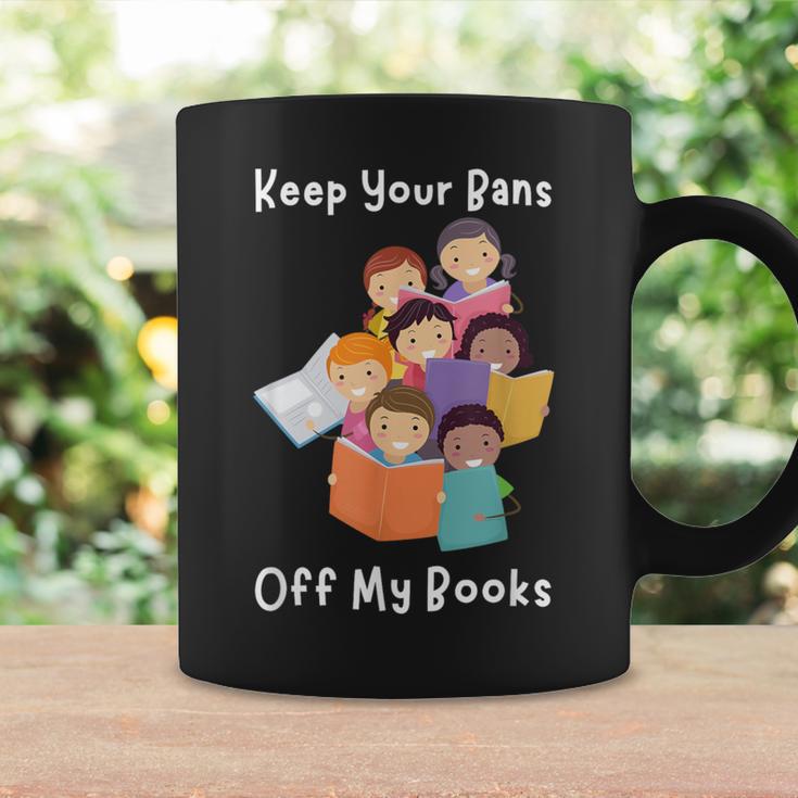 Keep Your Bans Off My Books Anti-Censorship Reader Of Books Graphic Print Coffee Mug Gifts ideas
