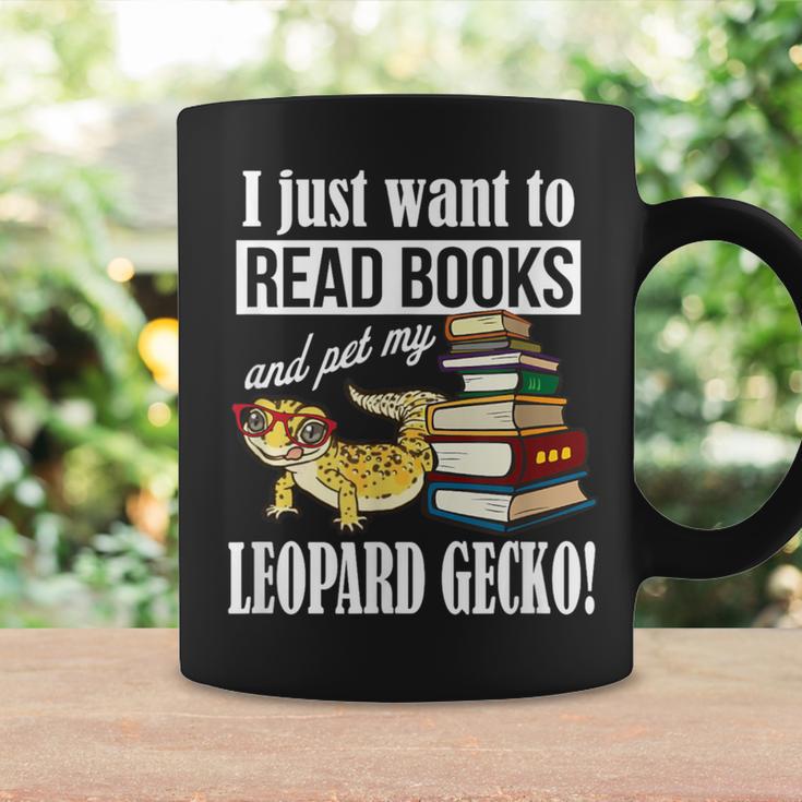 Kids Boys Girls Reptile Read Books Pet Leopard Gecko Lover Graphic Print Coffee Mug Gifts ideas