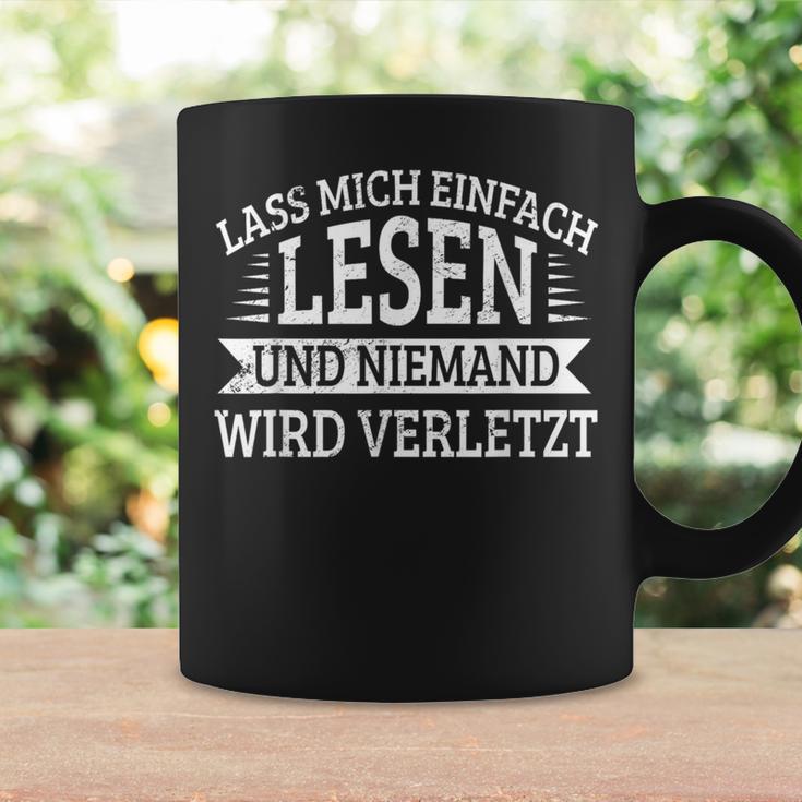 Lass Mich Einfach Lesen Und Keine Mand Wird Hurt Books Graphic Print Coffee Mug Gifts ideas