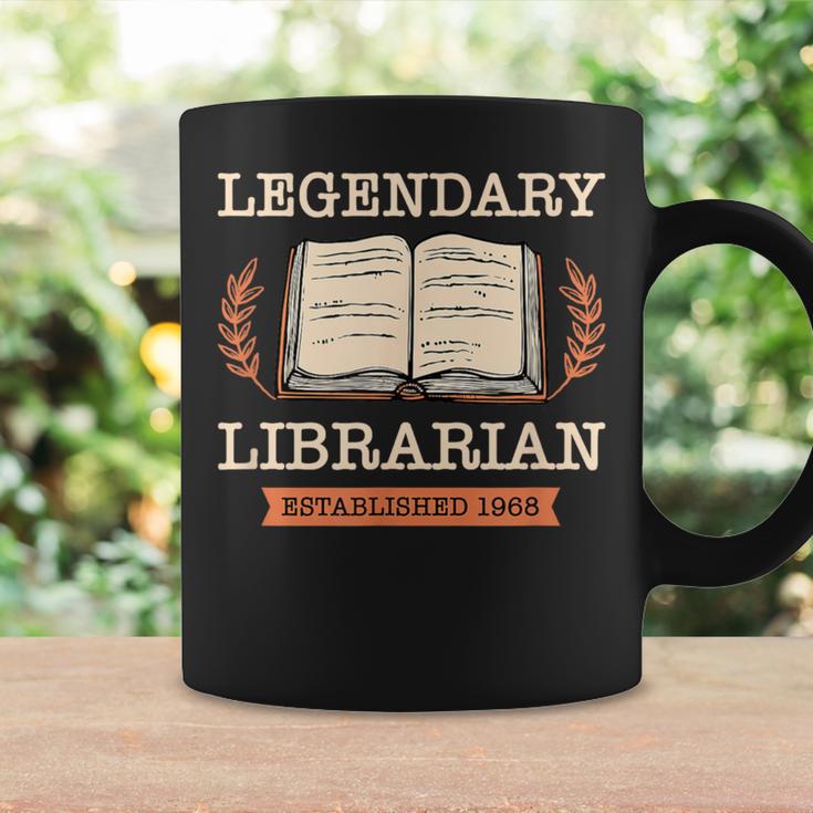 Legendary Librarian Established 1968 Library Book Birthday Graphic Print Coffee Mug Gifts ideas Legendary Librarian Established 1968 Library Book Birthday Graphic Print Coffee Mug Gifts ideas