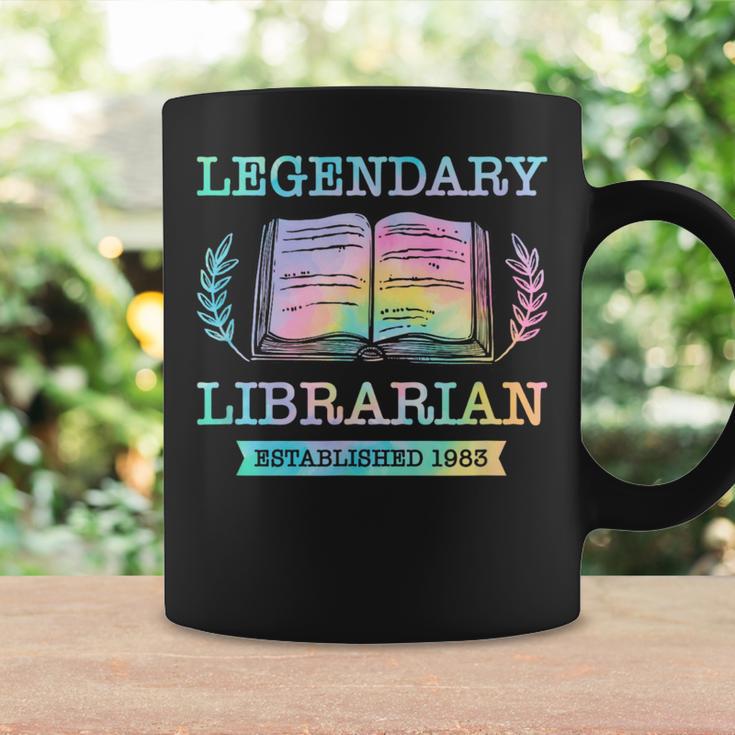 Legendary Librarian Established 1983 Library Book Birthday Graphic Print Coffee Mug Gifts ideas