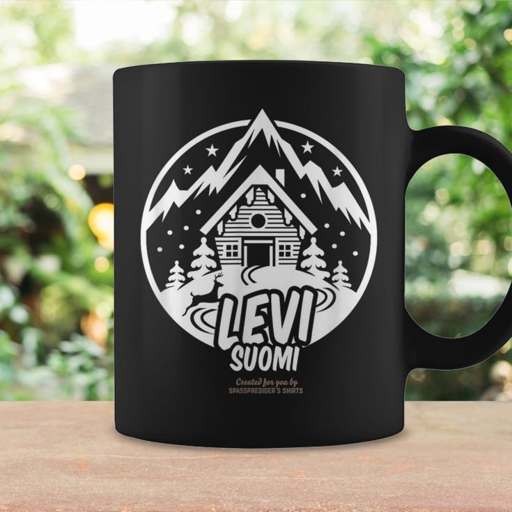 Leviuomi フィンランド スキーロッジとスキーリゾートの名前 Levi コーヒーマグ ギフトのアイデア