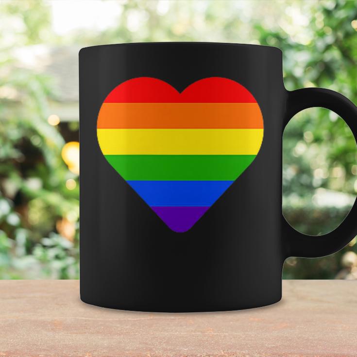 Lgbt レインボーウィングス フラッグ ハート ゲイ バイ ラブ プライド月間 Lgbtq コーヒーマグ ギフトのアイデア