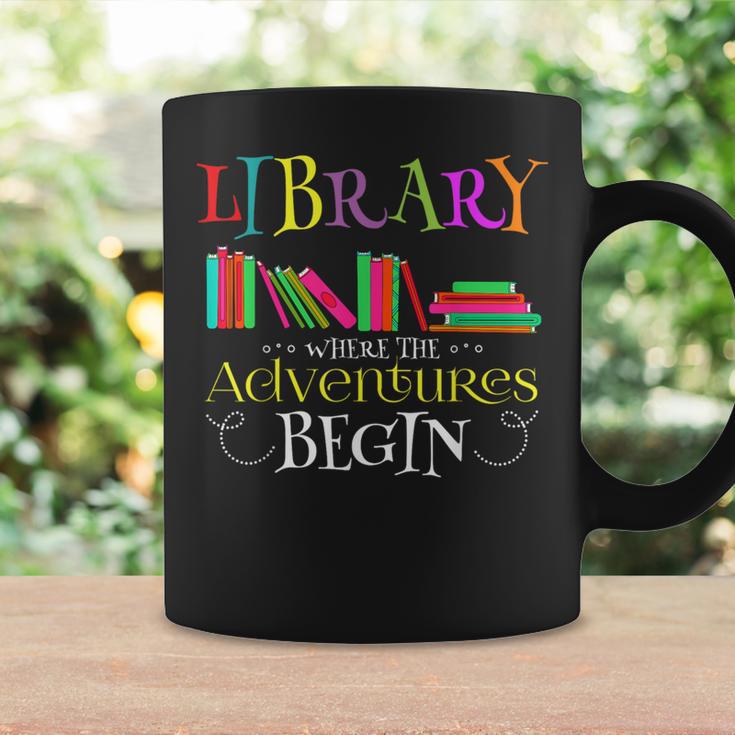 Librarian Adventure Book Reader Library Book Graphic Print Coffee Mug Gifts ideas