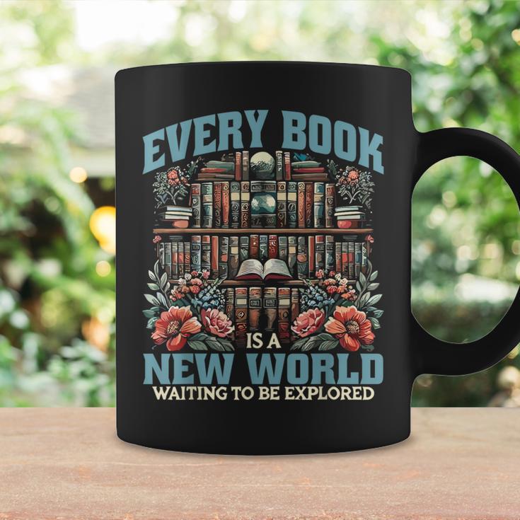 Librarian Bookworm Library Day Reading Books Graphic Print Coffee Mug Gifts ideas