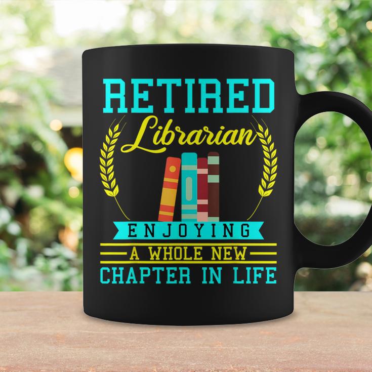 Librarian Retirement Retired Book Coworker Former 2025 Graphic Print Coffee Mug Gifts ideas