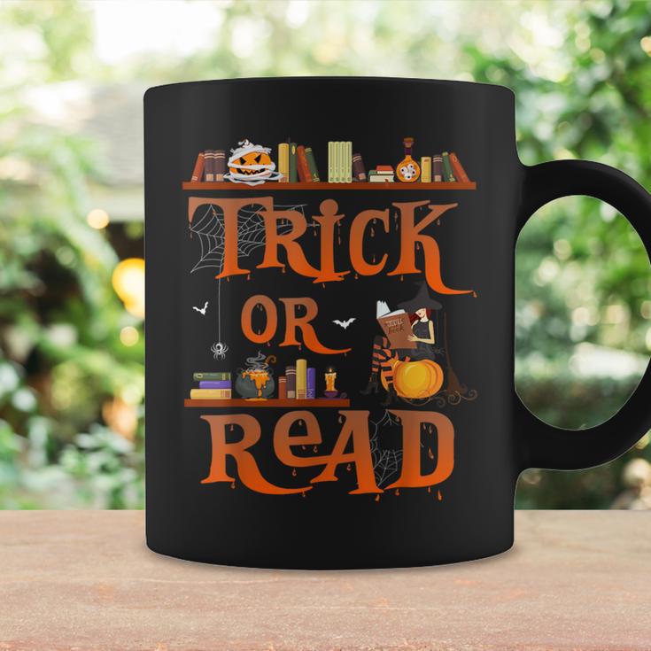 Librarian Trick Or Read Library Event Halloween Book Lovers Graphic Print Coffee Mug Gifts ideas