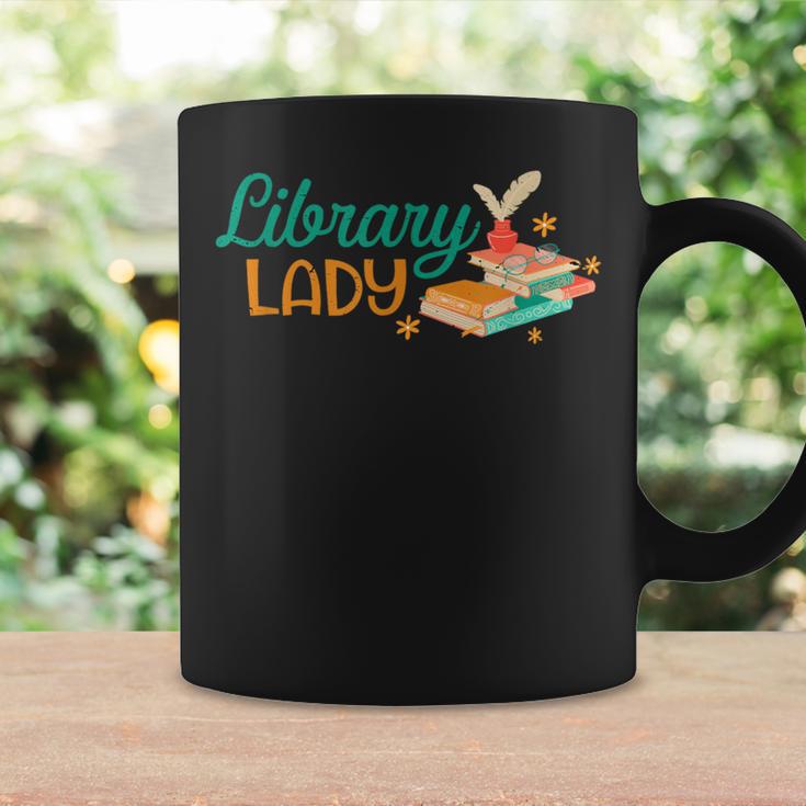 Library Carin Library Reader Book Worm Graphic Print Coffee Mug Gifts ideas